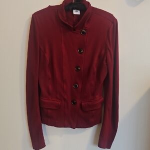 CAbi Deep Red Women's Blazer